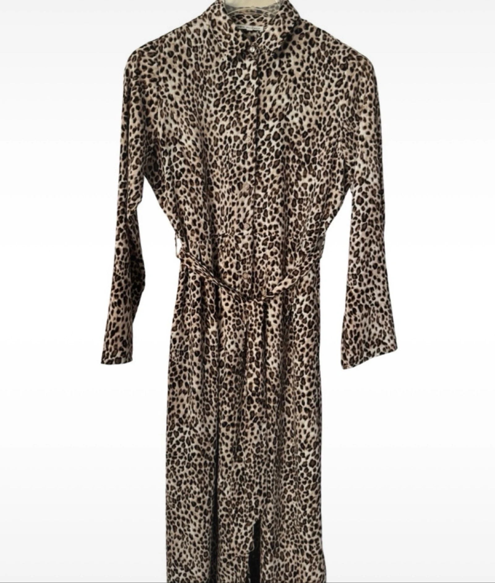 Millenium maxi dress leopard print with tie belt size M – photo 5